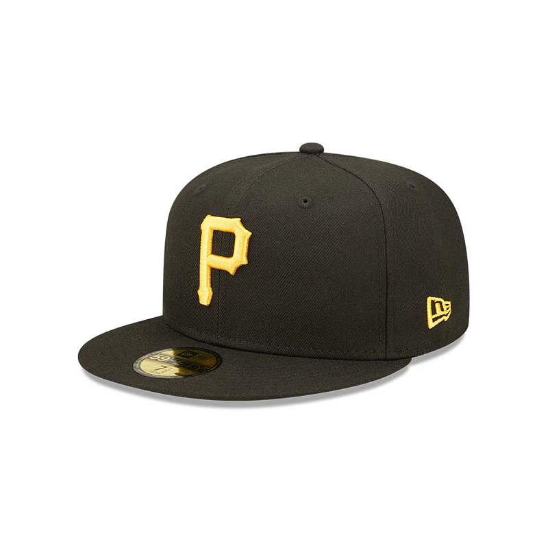 Casquette 59Fifty Fitted Pittsburgh Pirates MLB Black - American Dream Shop