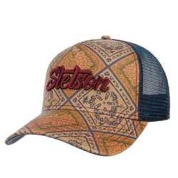 Casquette Trucker Cap Vintage Print Stetson - American Dream Shop