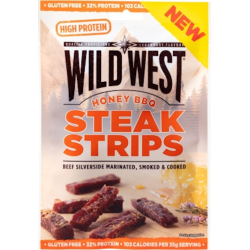 Wild West Steak Strips Honey BBQ - American Dream Shop
