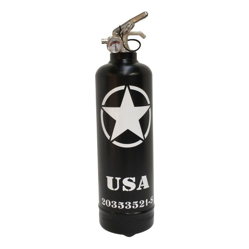 Extincteur Usa Will Noir - American Dream Shop