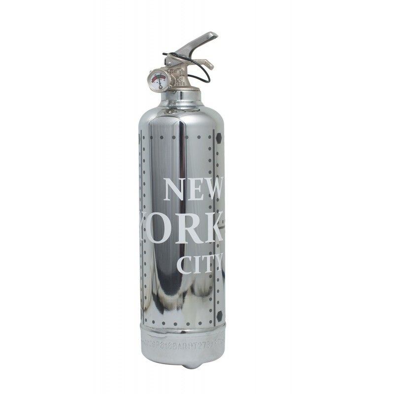 Extincteur Métal NY Chrome - American Dream Shop