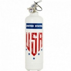 Extincteur Five Stars Usa Blanc - American Dream Shop