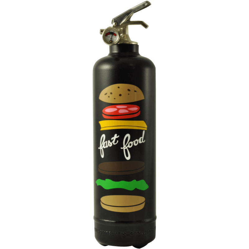 Extincteur Fast Food Noir - American Dream Shop