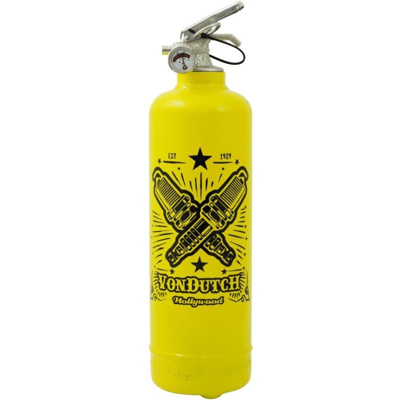 Extincteur Hollywood Von Dutch Jaune - American Dream Shop
